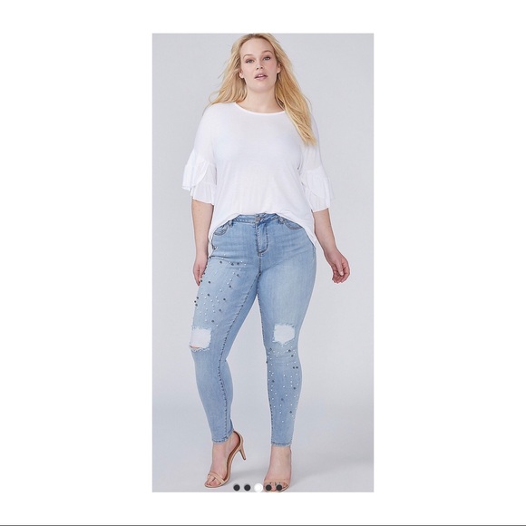 lane bryant pearl jeans